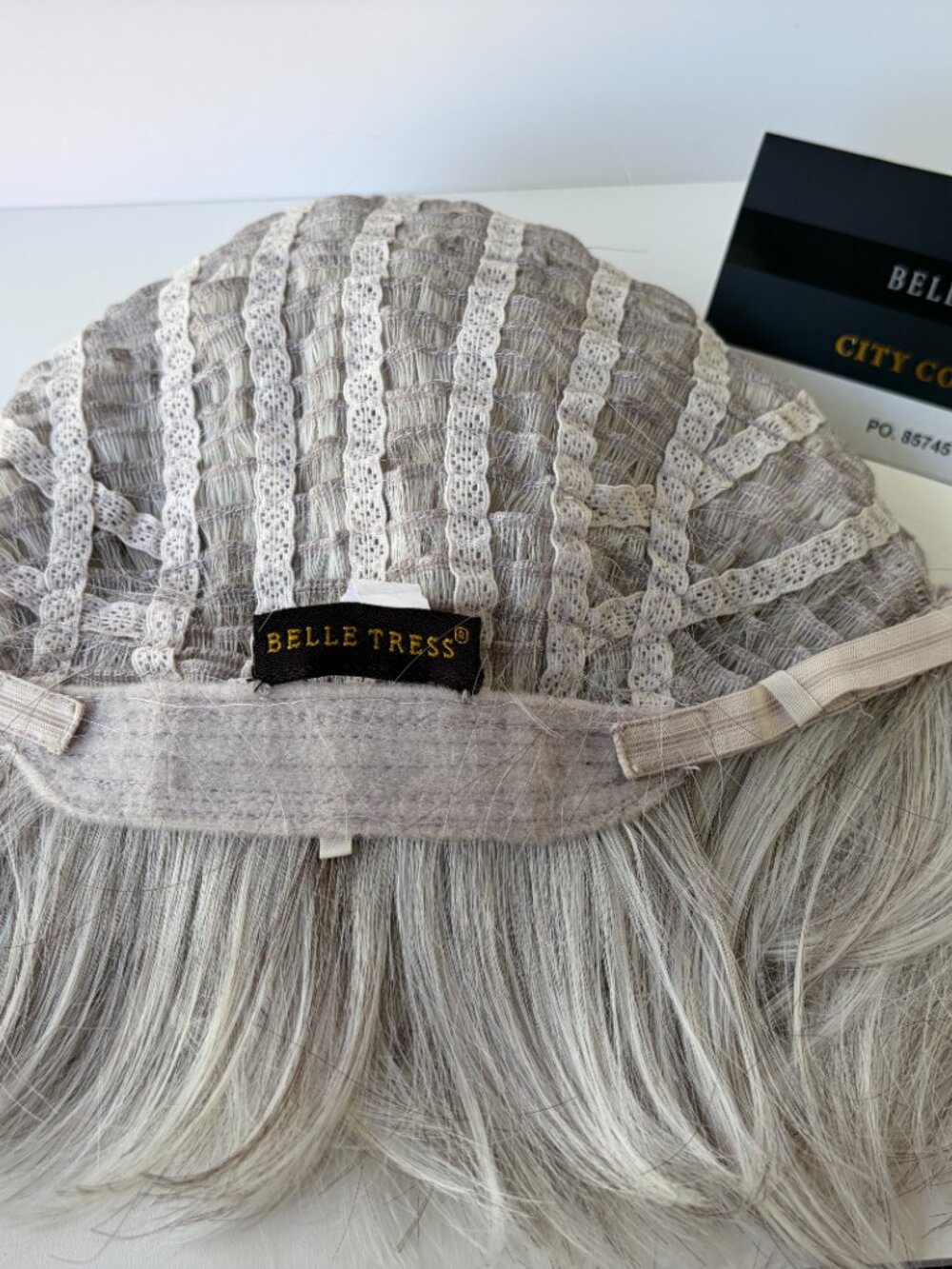 Belle Tress MIAMI in Oyster Gray, LF, Monotop, HF Synthetic Wig - Picture 11 of 12